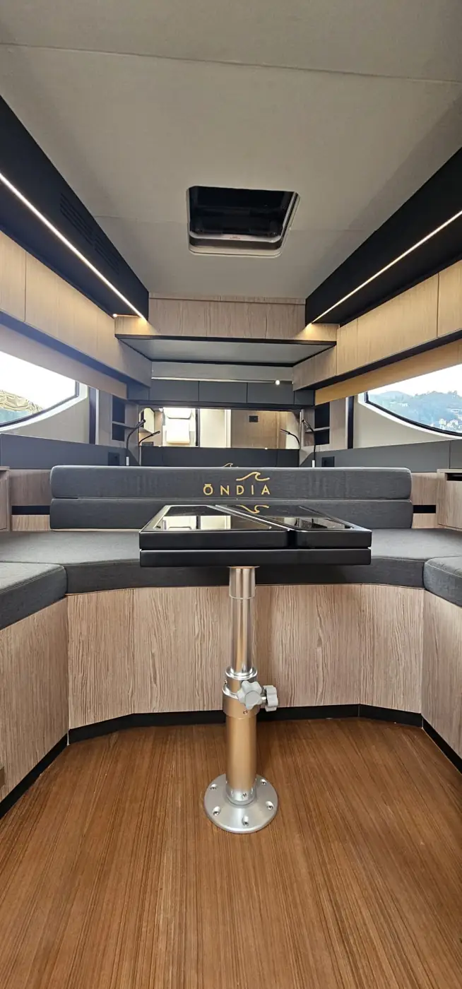 ONDIA · Cabina · Dinette, vista verticale